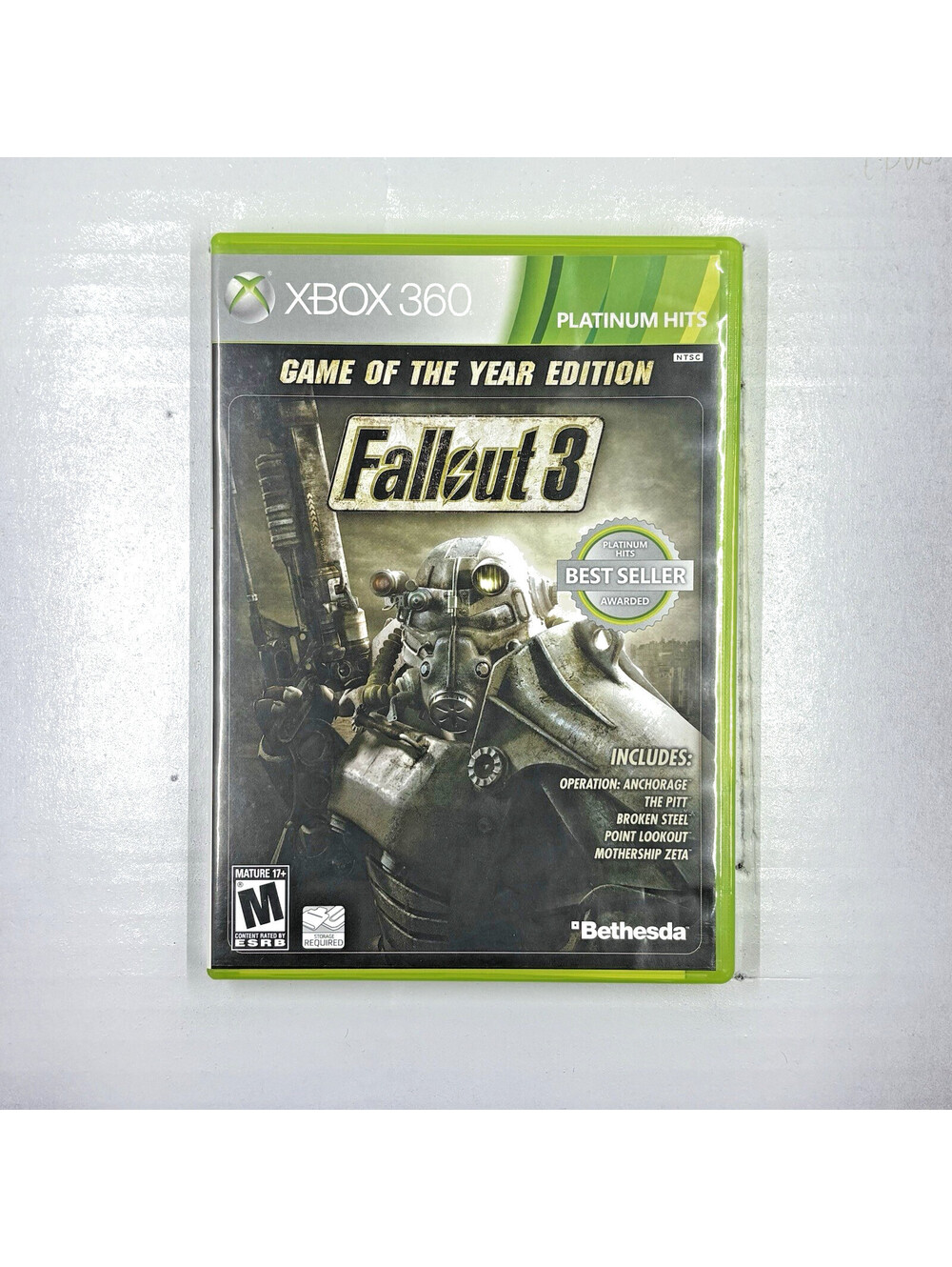 Fallout 3 (Microsoft Xbox 360, 2008) CIB Complete w/ Manual TESTED